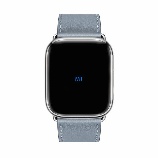 Leather look Band For A-pple Watch 45-44-42mm