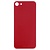 Big Hole Back Cover Glass For IPhone 8G Red