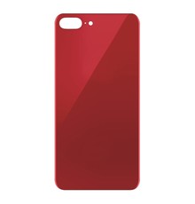 Big Hole Back Cover Glass For IPhone 8 Plus Red