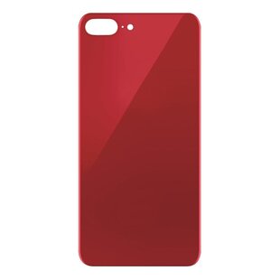 Big Hole Back Cover Glass For IPhone 8 Plus Red