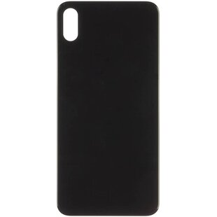 Big Hole Back Cover Glass For IPhone XS Black