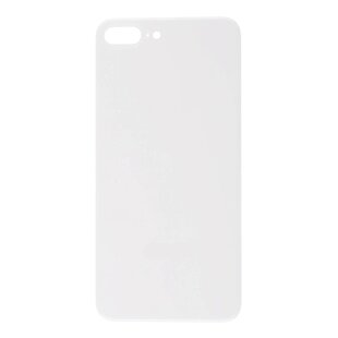 Big Hole Back Cover Glass For IPhone 8 Plus White