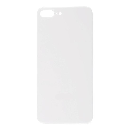Big Hole Back Cover Glass For IPhone 8 Plus White