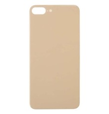 Big Hole Back Cover Glass For IPhone 8 Plus Gold