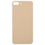 Big Hole Back Cover Glass For IPhone 8 Plus Gold