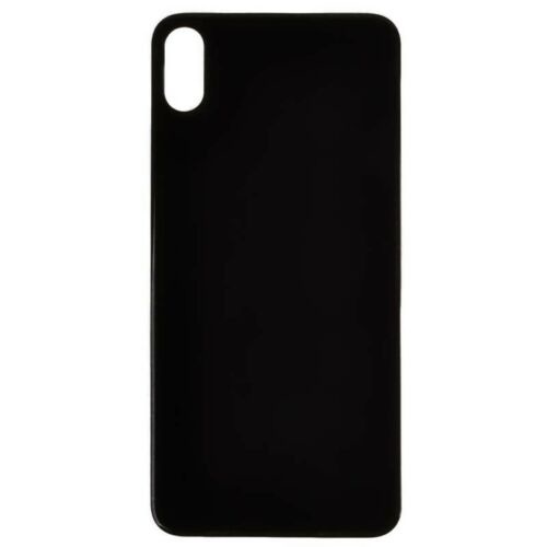 Big Hole Back Cover Glass For IPhone XS Max Black