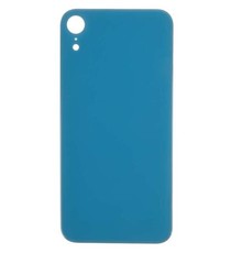 Big Hole Back Cover Glass For IPhone XR Blue