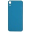 Big Hole Back Cover Glass For IPhone XR Blue