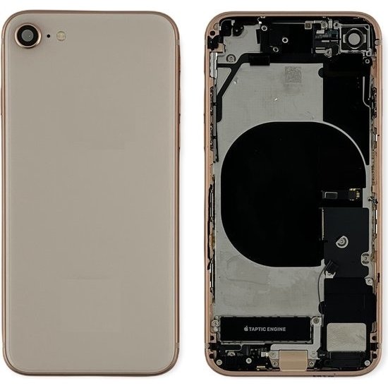 Frame Back Housing Assembly for IPhone 8 Gold Non Original