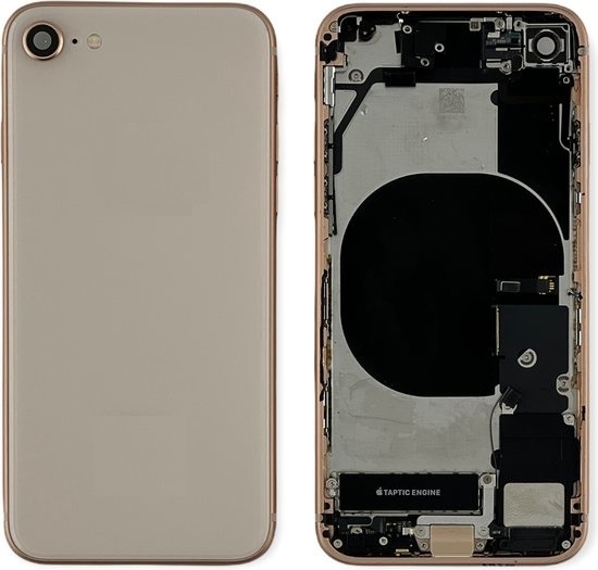 Frame Back Housing Assembly for IPhone 8 Gold Non Original