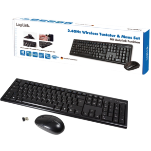 2.4GHz Wireless Keyboard & Mouse (DE)