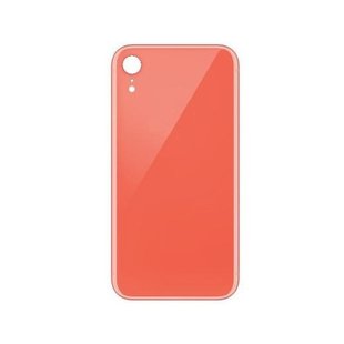 Big Hole Back Cover Glass For IPhone XR Orange