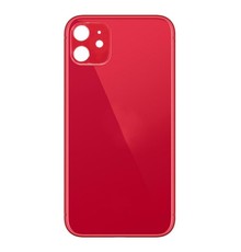 Big Hole Back Cover Glass For IPhone 11 Red