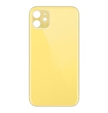 Big Hole Back Cover Glass For IPhone 11 Yellow