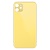 Big Hole Back Cover Glass For IPhone 11 Yellow
