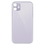 Big Hole Back Cover Glass For IPhone 11 Purple