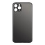 Big Hole Back Cover Glass For IPhone 11 Pro Black