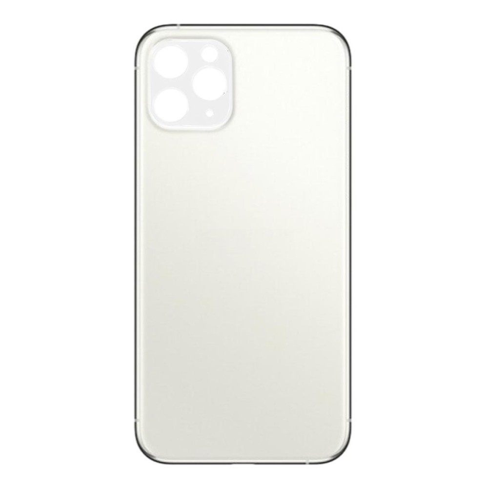 Big Hole Back Cover Glass For IPhone 11 Pro White