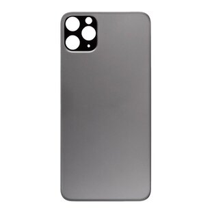 Big Hole Back Cover Glass For IPhone 11 Pro Max Black