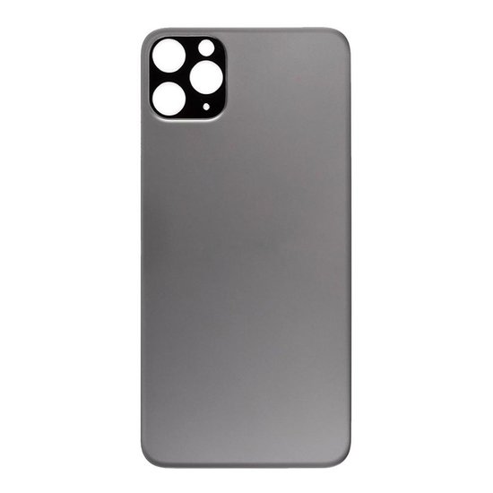 Big Hole Back Cover Glass For IPhone 11 Pro Max Black