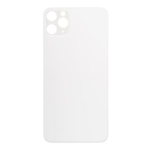 Big Hole Back Cover Glass For IPhone 11 Pro Max White