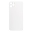 Big Hole Back Cover Glass For IPhone 11 Pro Max White