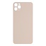 Big Hole Back Cover Glass For IPhone 11 Pro Max Gold