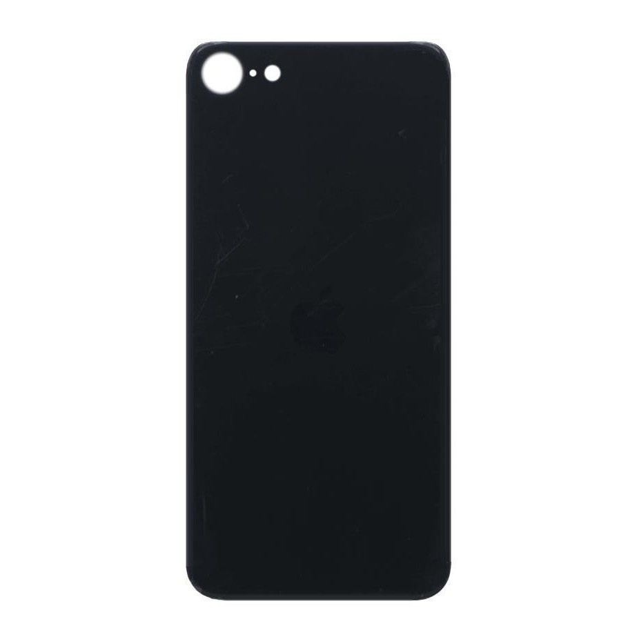 Big Hole Back Cover Glass For IPhone SE 2020 / 2022 Black