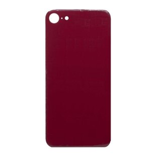 Big Hole Back Cover Glass For IPhone SE 2020 Red