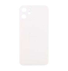 Big Hole Back Cover Glass For IPhone 12 White