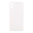 Big Hole Back Cover Glass For IPhone 12 White