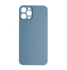 Big Hole Back Cover Glass For IPhone 12 Pro Blue