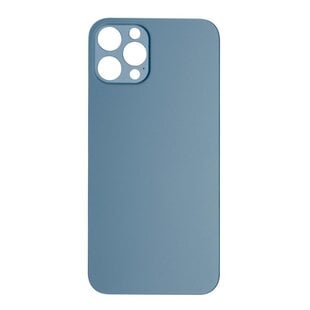 Big Hole Back Cover Glass For IPhone 12 Pro Blue