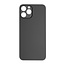 Big Hole Back Cover Glass For IPhone 12 Pro Max Black