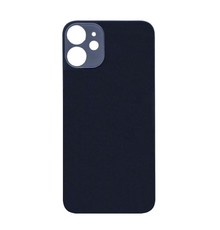 Big Hole Back Cover Glass For IPhone 12 Mini Black