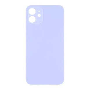 Big Hole Back Cover Glass For IPhone 12 Mini Purple