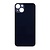 Big Hole Back Cover Glass For IPhone 13 (No Logo)  (Black)