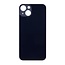 Big Hole Back Cover Glass For IPhone 13 (No Logo)  (Black)