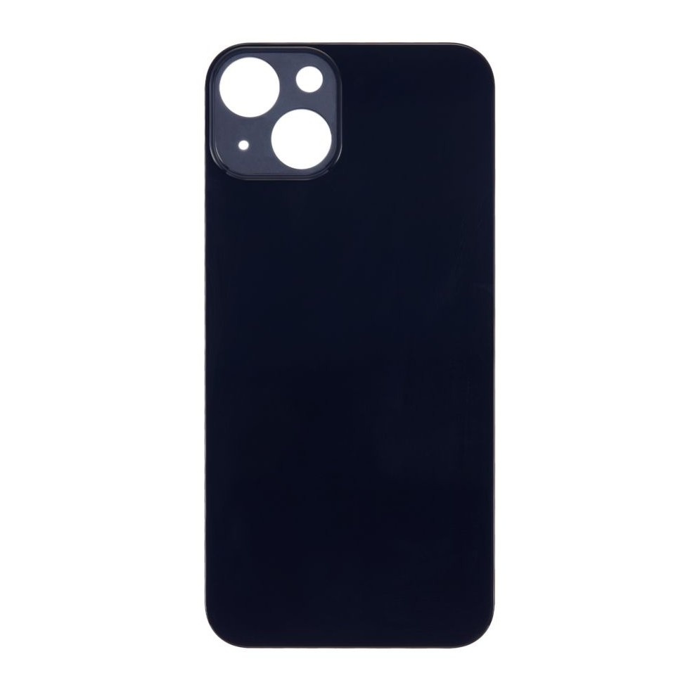 Big Hole Back Cover Glass For IPhone 13 (No Logo) (Black)