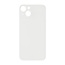 Big Hole Back Cover Glass For IPhone 13 White