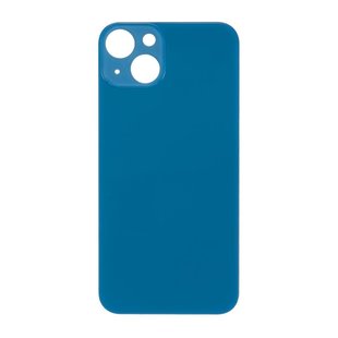 Big Hole Back Cover Glass For IPhone 13 Blue