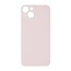 Big Hole Back Cover Glass For IPhone 13 Pink