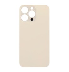 Big Hole Back Cover Glass For IPhone 13 Pro Gold