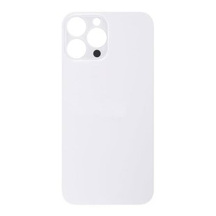 Big Hole Back Cover Glass For IPhone 13 Pro Max White