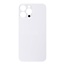 Big Hole Back Cover Glass For IPhone 13 Pro Max White