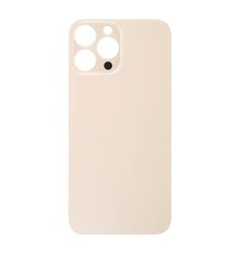 Big Hole Back Cover Glass For IPhone 13 Pro Max Gold