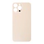 Big Hole Back Cover Glass For IPhone 13 Pro Max Gold