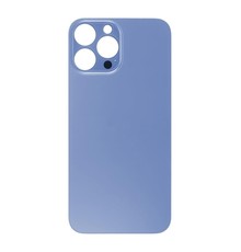 Big Hole Back Cover Glass For IPhone 13 Pro Max Blue