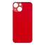 Big Hole Back Cover Glass For IPhone 13 Mini Red