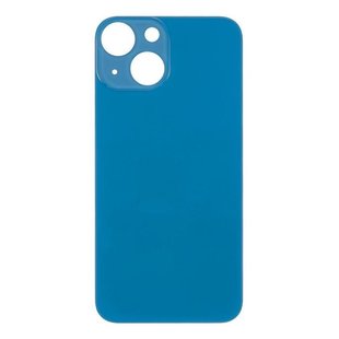Big Hole Back Cover Glass For IPhone 13 Mini Blue